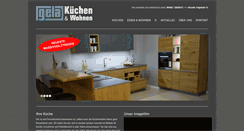 Desktop Screenshot of gela-kuechen.de